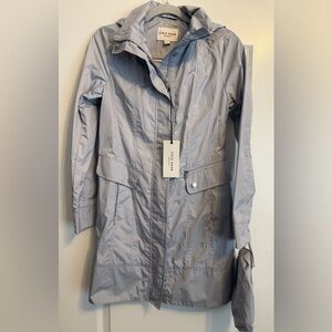 Cole Haan Women's Light Gray Packable Trench Coat